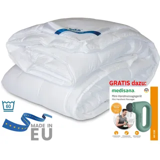 Beco Royal Soft Duo, Bettdecke in 135x200 und 155x220 erhältlich«, Füllung Polyester, (1 St.), Stiftung Warentest-Testsieger Duo-Steppbett 135x200, warm, weiß