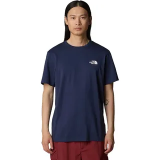 The North Face NF0A87NG8K2 M S/S Simple Dome Tee T-Shirt Herren Summit Navy Größe L