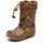 Unisex Kinder Thermo Rain Boot, Camel Flowers, 35 EU