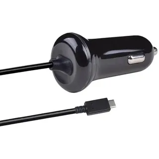 2Go Kfz-Ladegerät 12V/24V - schwarz USB Type-C 3.1 3000mA