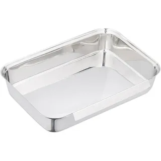 Relaxdays Panierstraße Edelstahl, - Silber