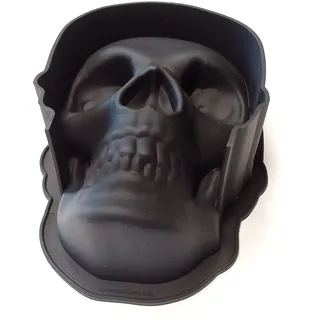 Backform Totenkopf Silikon | Kuchen | Gebäck | Backen | Dessert | Geburtstag | Halloween| hitzebeständig | lebensmittelecht | maximale Antihaftwirkung