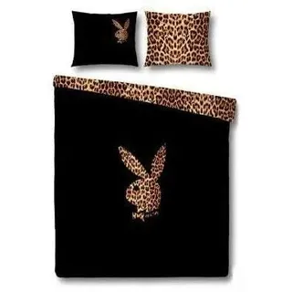 Unbekannt Playboy Bettwäsche Bunny Leopard Satin glatt 135 x 200 cm Geschenk NEU Wow - All-In-One-Outlet-24 -