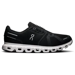 On Cloud 6 Sneaker, Schwarz/Weiß, 46