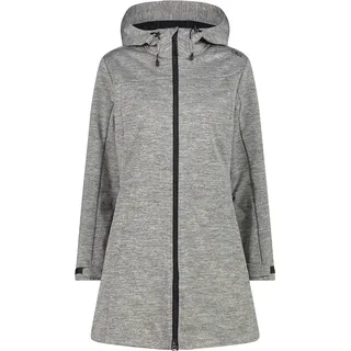 CMP Damen Mantel Woman Coat Fix Hood 33A1766-10XP 42 - Gesso Mel.-Antracite - 42