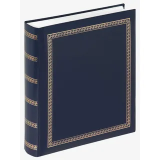 walther design Fotoalbum blau 29 x 32 cm Kunstleder mit Prägung, Das schicke Dicke MX-101-L