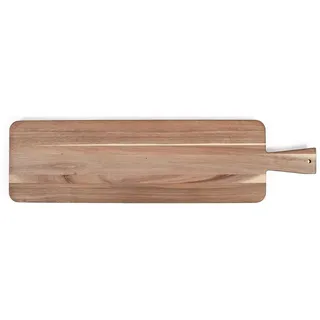 Livoo - Maxi-Brett MES151 – Akazie FSC, 75 x 19,5 cm, Füße aus Holz, ideal zum Präsentieren von Aperitif, Braun