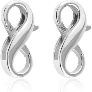 Sterling-Silber-Hänger-925- DIY-Schmuck-Öffner-2er-Pack