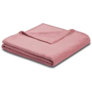 Biederlack King Fleece Kuscheldecke 150 x 200 cm Rosa