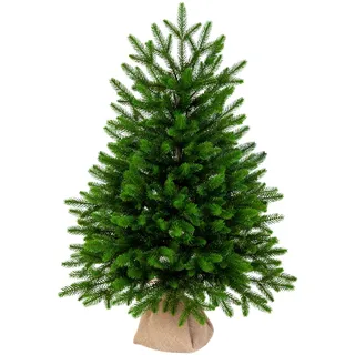 EveXmas- Onyx- 85cm- Hochwertiger künstlicher Weihnachtsbaum – Einfach zu montieren Wunderschöne Baumspitzen aus 100% PE Spritzguss - Sehr natürlich aussehender Baum