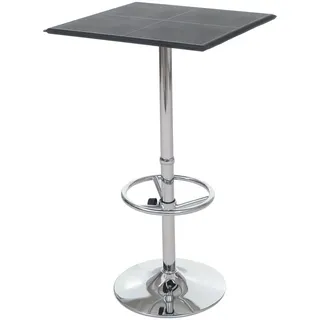 MCW Stehtisch eckig Schwarz , Textil , 63x110x63 cm , Esszimmer, Barmöbel, Bartische