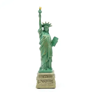 Great Places To You Freiheitsstatue Replica 15,2 cm, kurzer Sockel & Kupfertönung, Freiheitsstatue, Souvenirs, New York Souvenirs