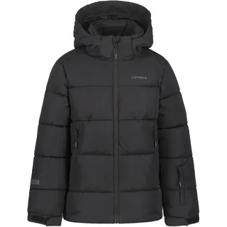 Skijacke ICEPEAK "ICEPEAK LOUIN JR", Kinder, Gr. 164, basic schwarz, Web, Obermaterial: 100% Polyester, normal, Jacken Skijacke, wasserdicht mit 10000 mm Wassersäule, atmungsaktiv mit 5000 g/m2/24h