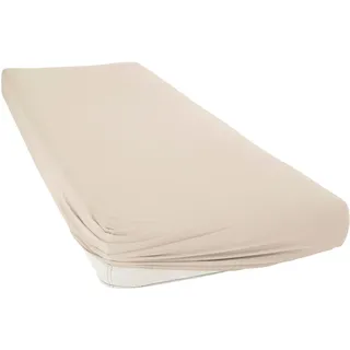 OTTO home Spannbettlaken Baumwolle-Jersey 140 x 200 - 160 x 200 cm beige