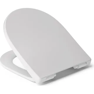 HARO Toilettensitz Lopata SoftClose WC-Sitz weiß alpin, mit Softclose + TakeOff - Weiß