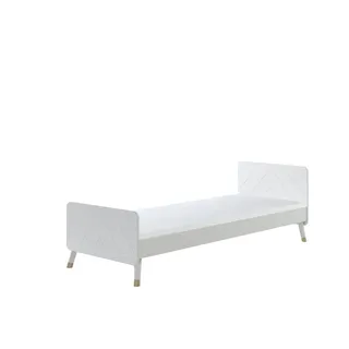 Vipack Jugendbett Billy 90 x 200 cm Holz lackiert weiß