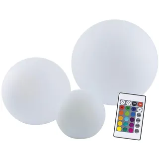 EasyMaxx Solarleuchte weiß 31,0 cm inkl. Erdspieß & Dämmerungssensor