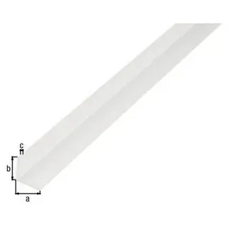 GAH Alberts Alberts Winkelprofil,PVC,weiß,15x15x1,2/1m 479213
