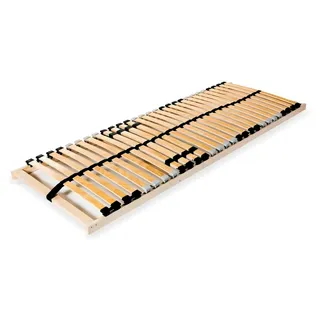 Lattenrost aus Holz für Bettrahmen ohne Matratze, 28 Latten, 7 Zonen, 70 x 200 cm