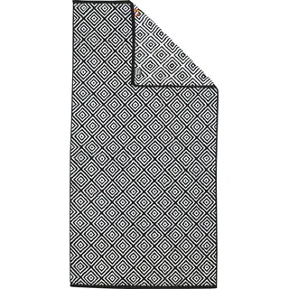 done.® Duschtuch »Daily Shapes Diamond« Jacquardgewebe, modernes Rauten Muster, schwarz-weiß