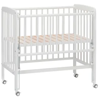 My Baby Lou Beistellbett , Weiß , Holz , Buche , 45x90 cm , Lattenrost höhenverstellbar, höhenverstellbar, sehr stabil , Babymöbel & Kindermöbel, Babyzimmer, Babybetten, Beistellbetten