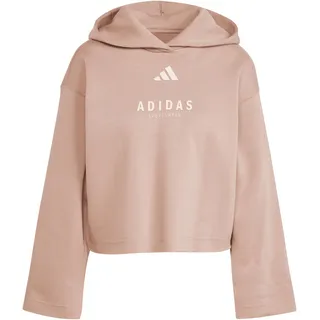adidas Damen Kapuzenpullover ALL SZN Loose Graphic Hoodie JJ4518 S - Warm Clay - S