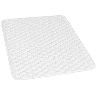 VitaliSpa Matratzenschoner Weiß 160 x 200 cm Versteppung , Textil , Rechteckig , Schlafzimmer, Matratzen, Matratzenschoner & Matratzenzubehör