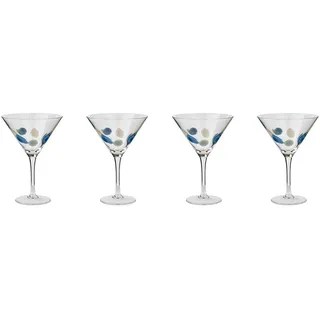 Butlers Martinigläser (4er-Set) Fayette 260 ml , Transparent , Glas , Gläser, Longdrinkgläser