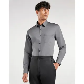 Kut for You Men's Regular Fit Long Sleeve Dress Shirt | Color: Grey | Size: XXL | Material: Cotton | for Men & Boys | Lightweight | Button-Down Collar | Classic Fit