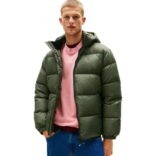 Tommy Hilfiger Tommy Jeans Essential Down Jacket Warm, Grün Pewter Green), - 2XL
