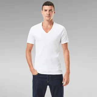 G-Star RAW Herren Basic V-Neck T-Shirt 2-Pack