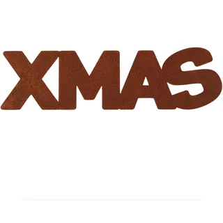 Deko Kind - Rostige Xmas Buchstaben - 21x6cm - Premium Edelrost Qualität - Wetterbeständig - Rost Xmas - Metall - Weihnachtsdeko - Rost Deko - Adventdeko - Merryxmas