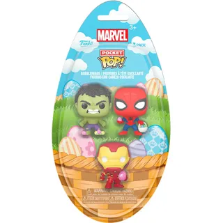 Funko Pop! Pocket POP! Marvel: Zestaw 3 Figur - Spiderman, Hulk, Iron Man