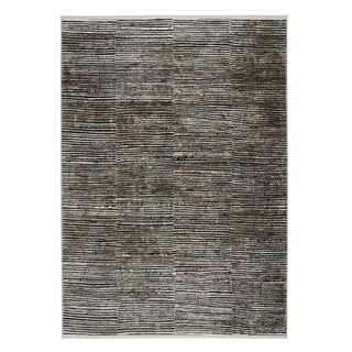 Musterring Webteppich , Schwarz, Beige , Textil , Abstraktes , rechteckig , 67x130 cm , Care & Fair, Oeko-Tex® Standard 100 , für Fußbodenheizung geeignet, rutschfest, in verschiedenen Größen erhältlich, für Hausstauballergiker geeignet, lichtunempfindlich, antistatisch, pflegeleicht, strapazierfähig, reißfest , Teppiche und Böden, Teppiche, Webteppiche