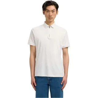Selected Fave Kurzarm-poloshirt weiß L