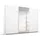 Schwebetürenschrank OTELI 271 x 229 x 68 cm Weiß