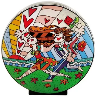 Goebel Tischvase »Romero BRITTO - Falling«, (1 St.), Vase aus Porzellan, Höhe ca. 30 cm, bunt