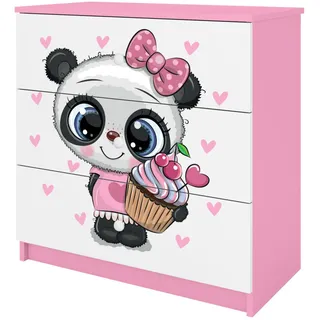 Raumhirsch Furniture Kommode Babydreams Panda 81/81/41 , Holzwerkstoff , 81x81x41 cm , Babymöbel & Kindermöbel, Babyzimmer, Babyregale & Kinderregale
