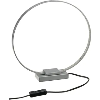 7,5W LED Action Tischleuchte Kristal Rund silber 660 Lumen incl. Lamp: 1x LED 3