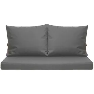 Setgarden Mix-Techno Gartenkissen Für Polyrattan Möbel 130×60×50 cm – Kissen Für 2 Sitzer Gartensofa 1tlg Grau