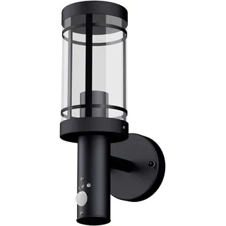 SSC-LUXon MOVI 2 Stück Außen Wandleuchte mit Bewegungsmelder Lampenfassung 1x E27 - moderne Wandlaterne für Draußen IP44