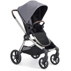 Baby Jogger City Sights, kompakter Kinderwagen mit umdrehbarem Sitz | zusammenklappbarer, leichter Kinderwagen | mit Sicherheitsbügel | Dark Slate