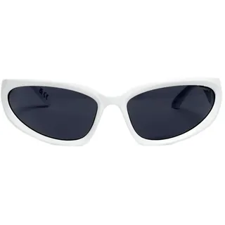 Superdry Sport Wrap Damen-sonnenbrille - White / Smoke lens - One Size