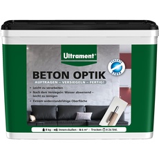 Ultrament Beton Optik, Pulverspachtel, weißgrau, 8kg