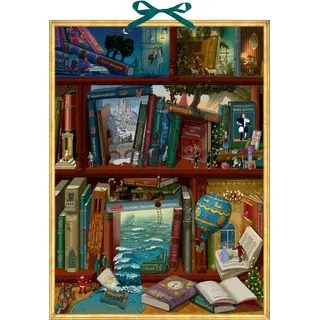 Wand-Adventskalender - Magie der Bücher