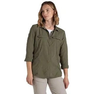 Craghoppers Nosilife Adventure III Bluse (Größe XL, oliv)