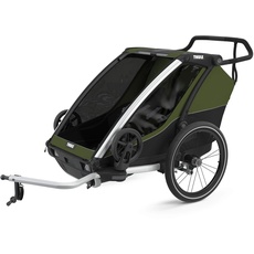 Bild von Kinderanhänger Chariot Cab 2 aluminium/cypress green 2021