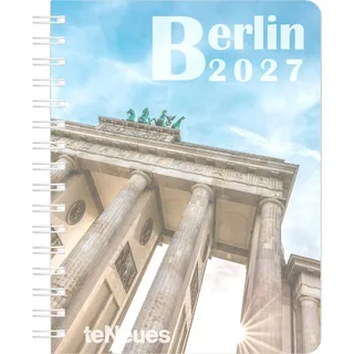 Berlin Diary 2027: Buchkalender 16,5x21,6 cm - Wochenplaner mit 12 Fotografien, Schutzcover, internationalen Feiertagen & preforierten Notizzetteln für Liebhaber von Berlin