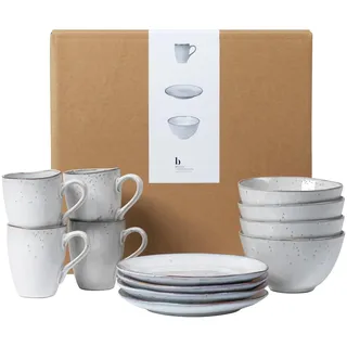Broste Copenhagen Nordic Sand Frühstücksset 12-tlg. beige