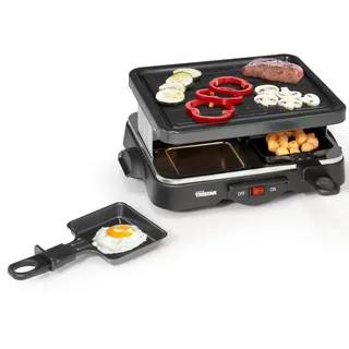 Tristar RA-2949 Raclette-Grill 4 Pfännchen Schwarz